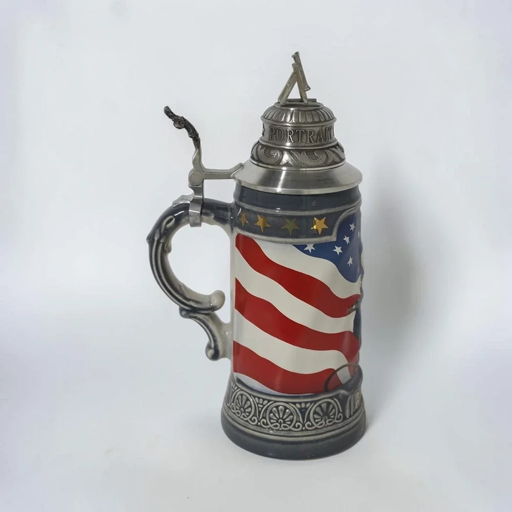 Rosie the Riveter Collectible Beer Stein Norman Rockwell w/ COA New in Box